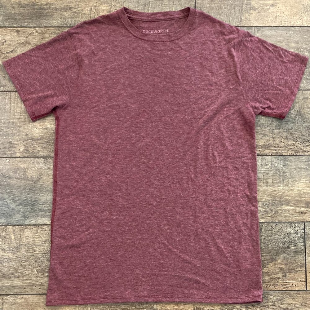 Duckworth Wool Vapor Tee Red size S; MADE IN USA
